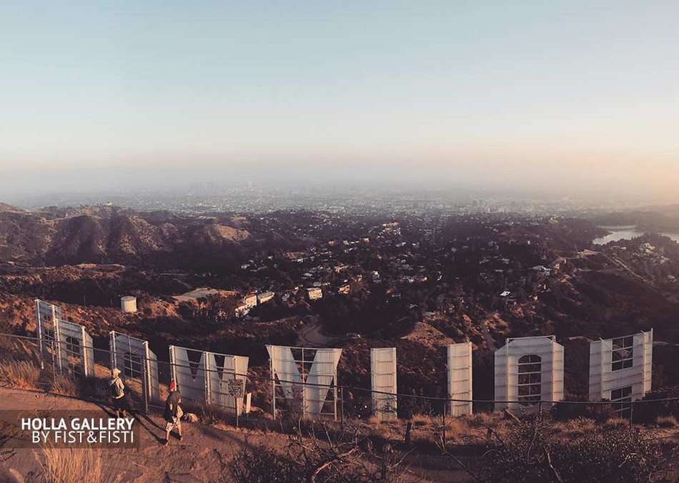 Обратная сторона надписи Голливуд, Hollywood