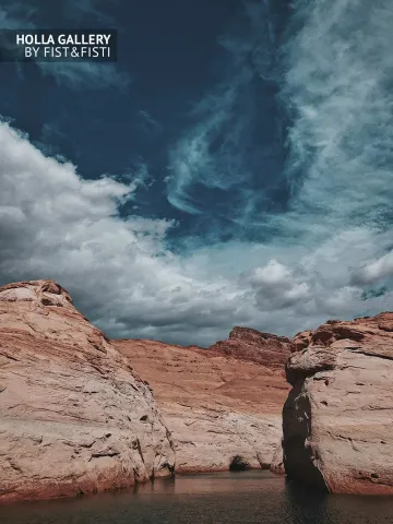 Arizona, USA, скалы, каньон, небо, природа, облака