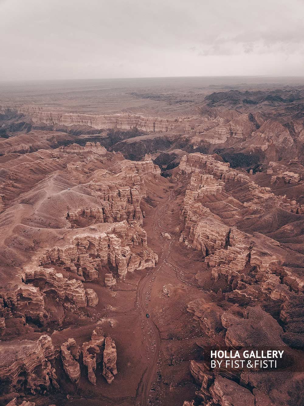 Фото с коптера, Чарынский каньон в Казахстане